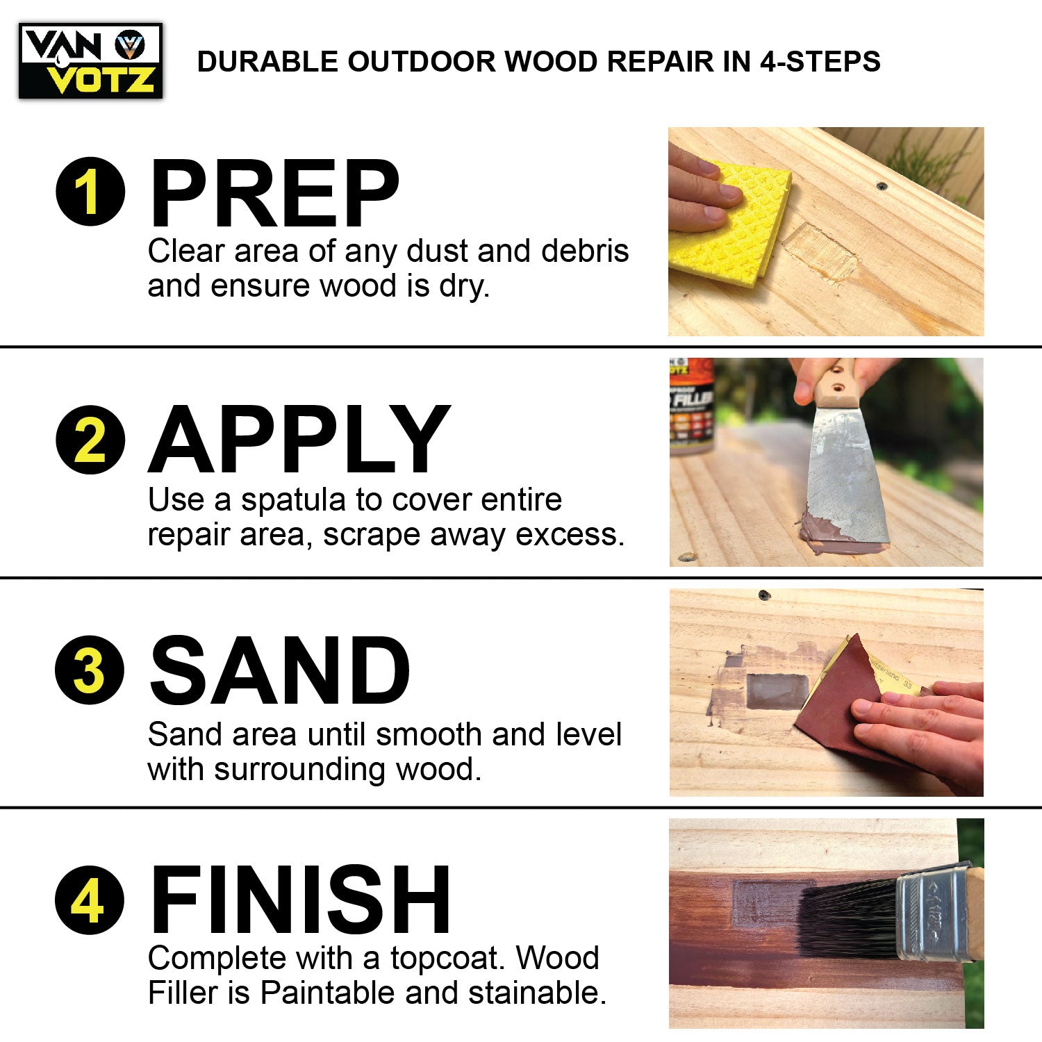 Waterproof Wood Filler