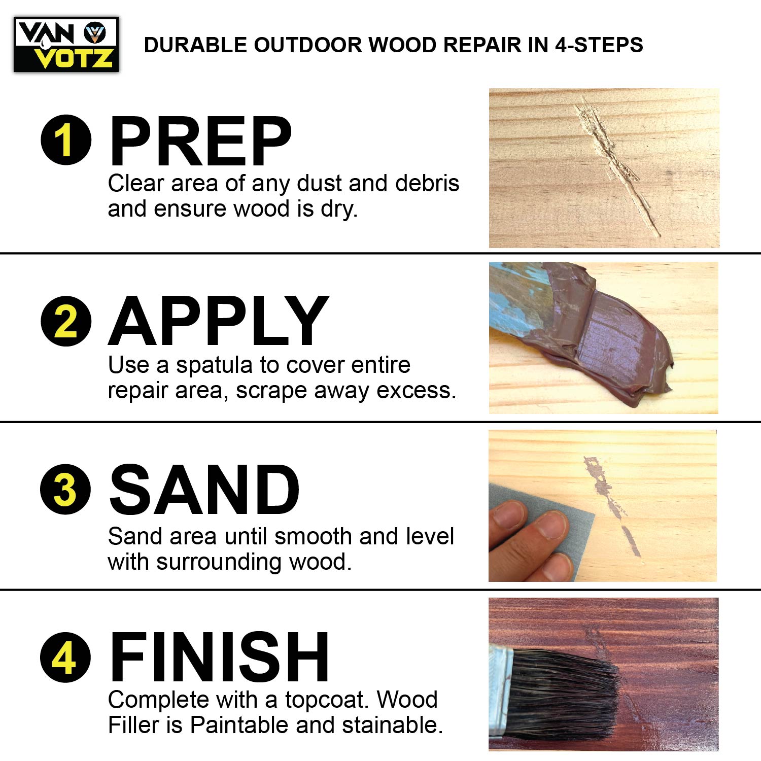 Waterproof Wood Filler